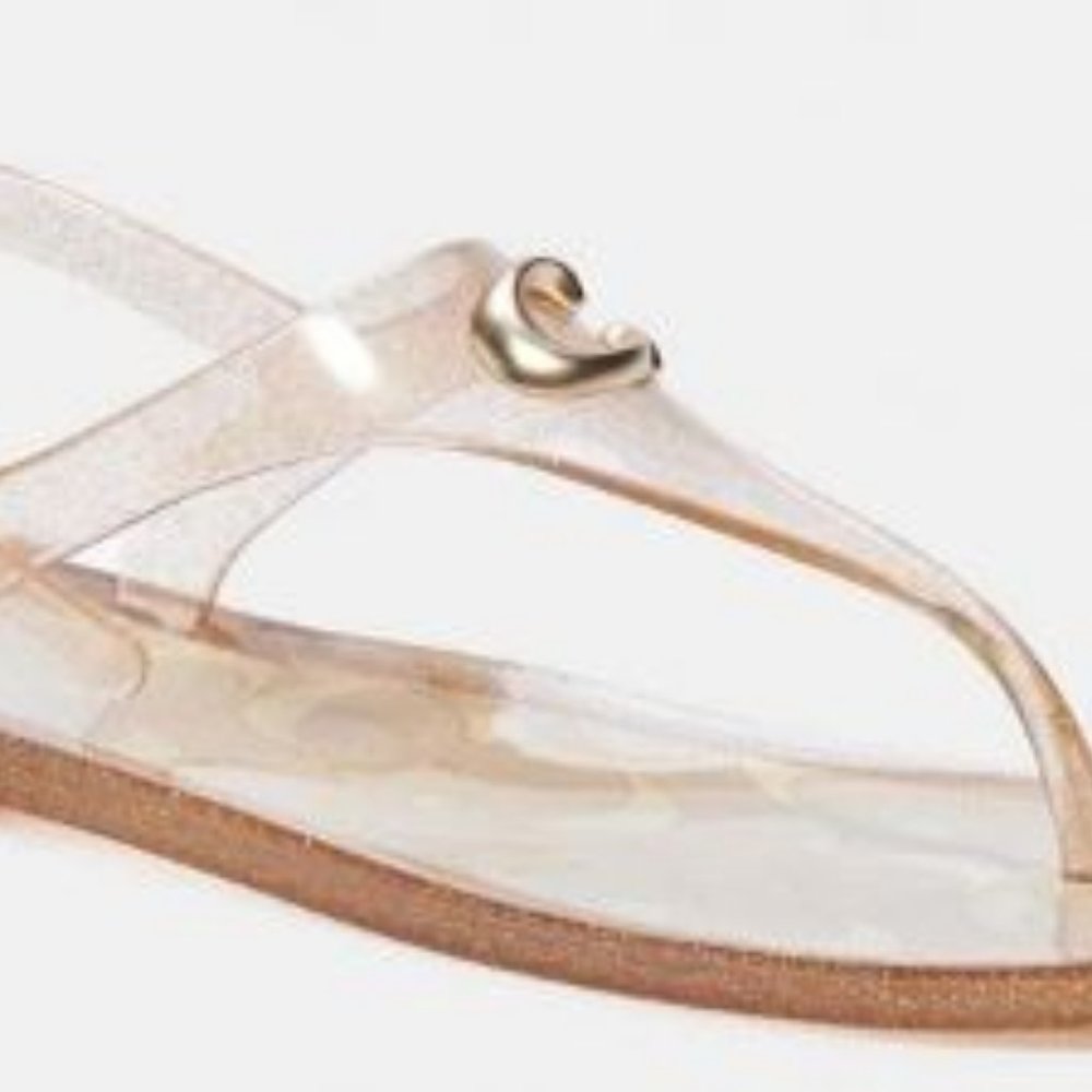 Coach Jelly Slingback Thong Sandals - Picture 9 of 11